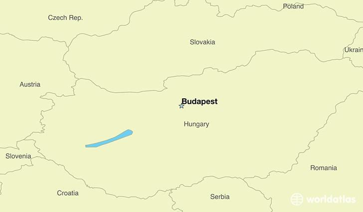 Будапешт, Угорщина карта Європи