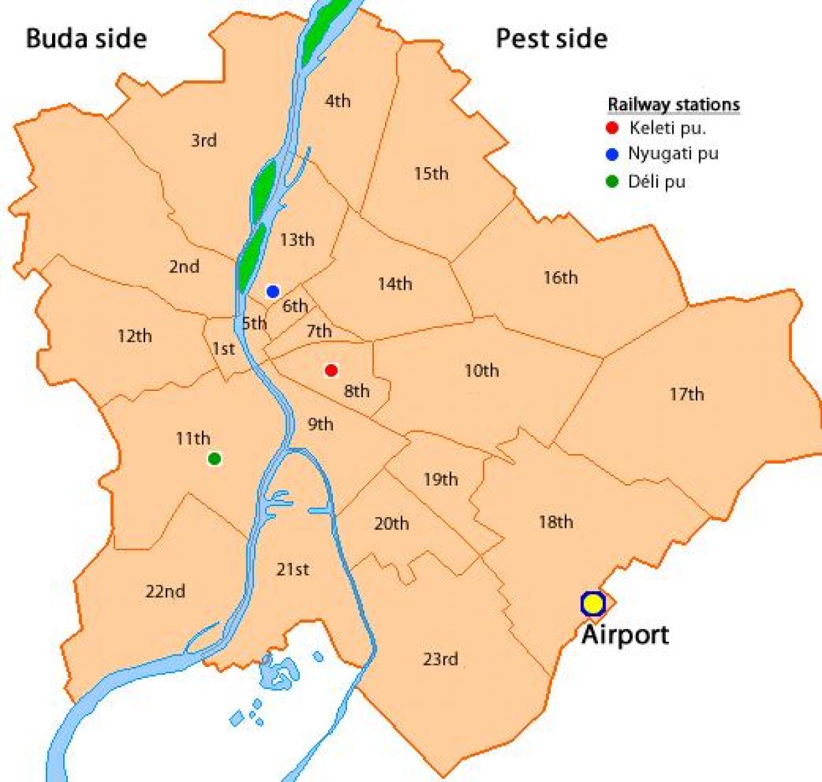 Будапешт 8 районі карті