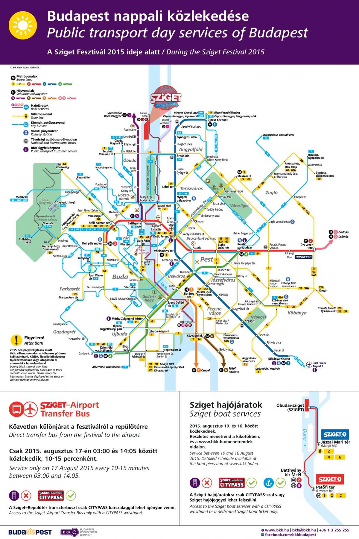 Будапешт трамвай карті