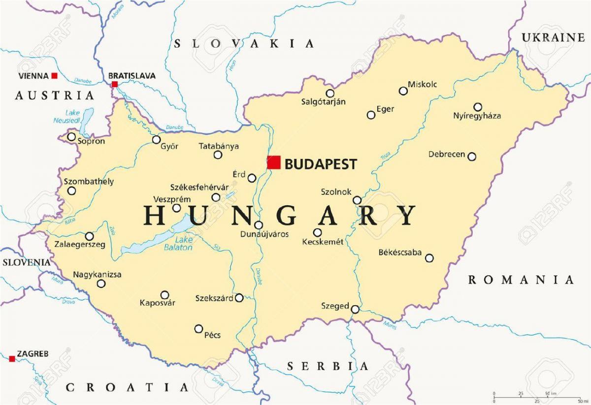розташування Будапешт карта світу