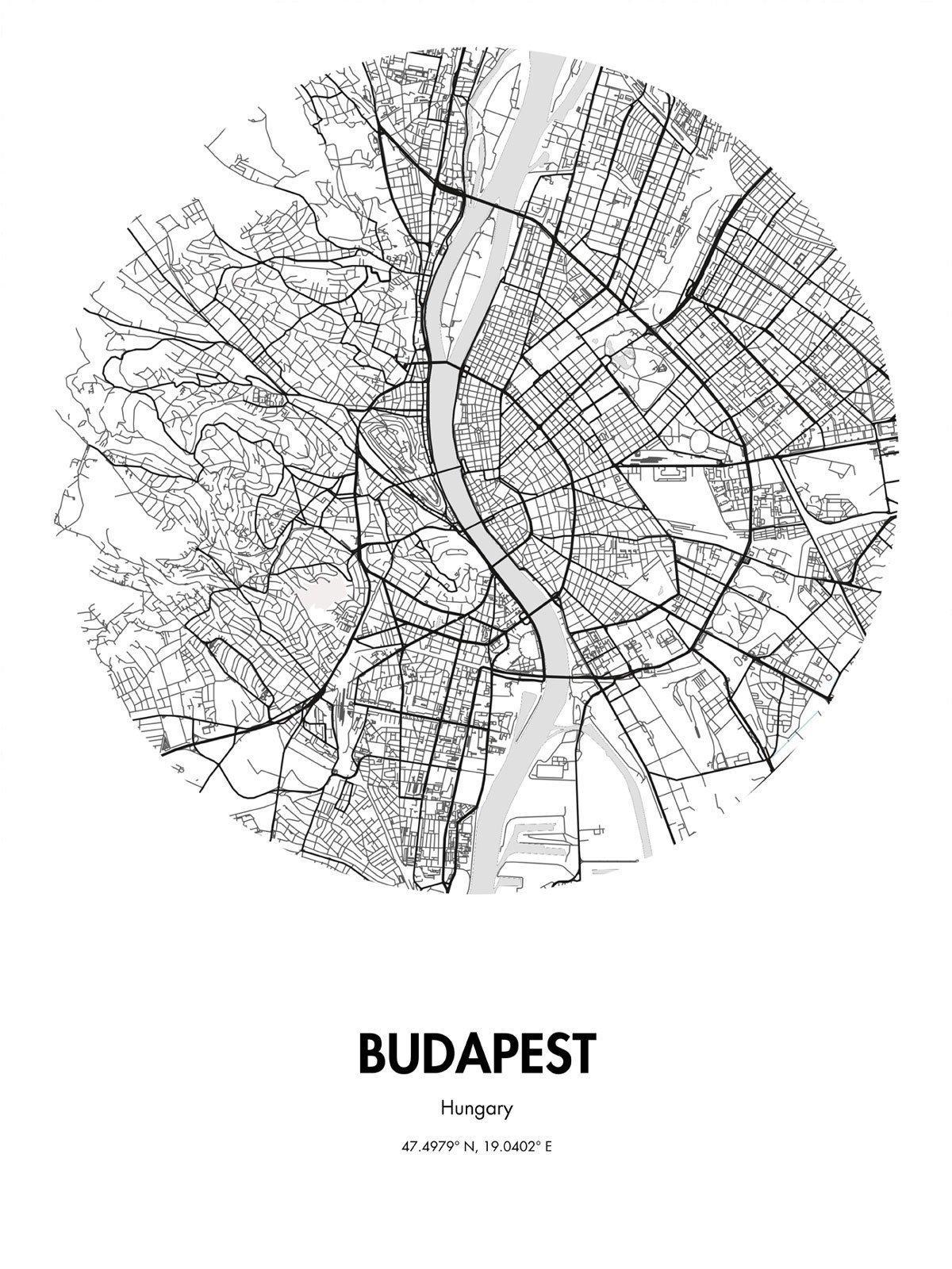 карта Будапешт, стріт-арт