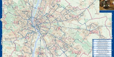Будапешт нічний автобус карті