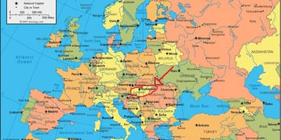 Розташування карті Будапешта