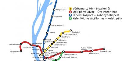 Карта Будапешта Келети