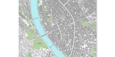 Карта Будапешта друкувати карту 