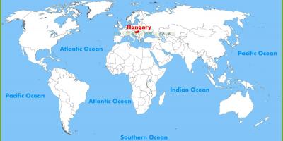 Карта світу Будапешт Угорщина
